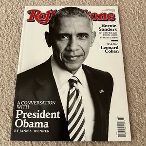 Rolling Stone Magazine with President Obama Cover